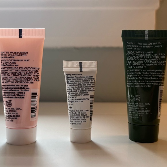 Origins set of 3 trial size skincare products - Picture 2 of 2